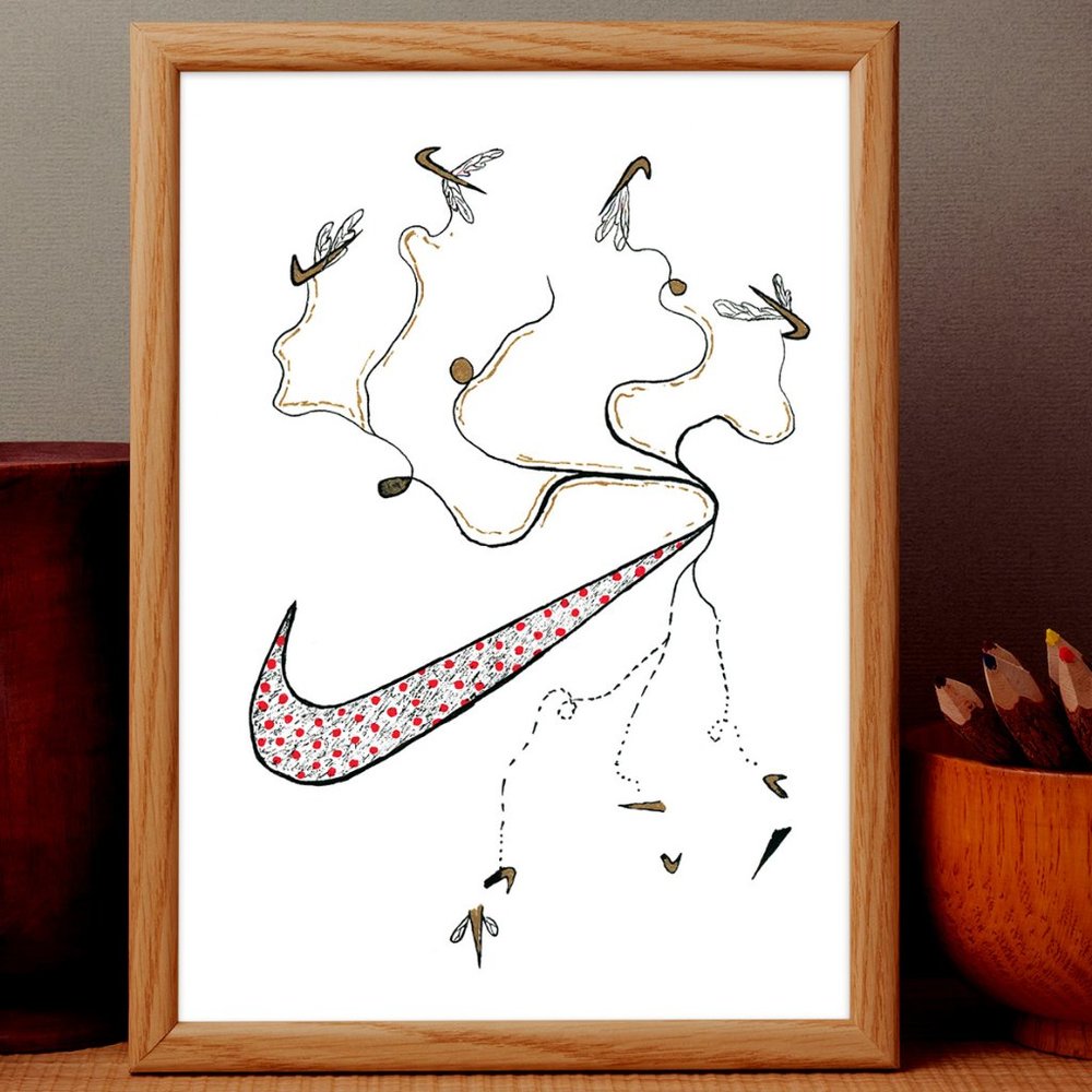 11 x 14 Home decor Illustration Art Print